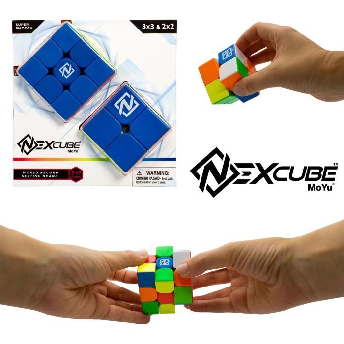 Puzzle Cube Nexcube 3x3 + 2x2 Classic - MoYu - Multicolore - ExtÈrieur - Neuf