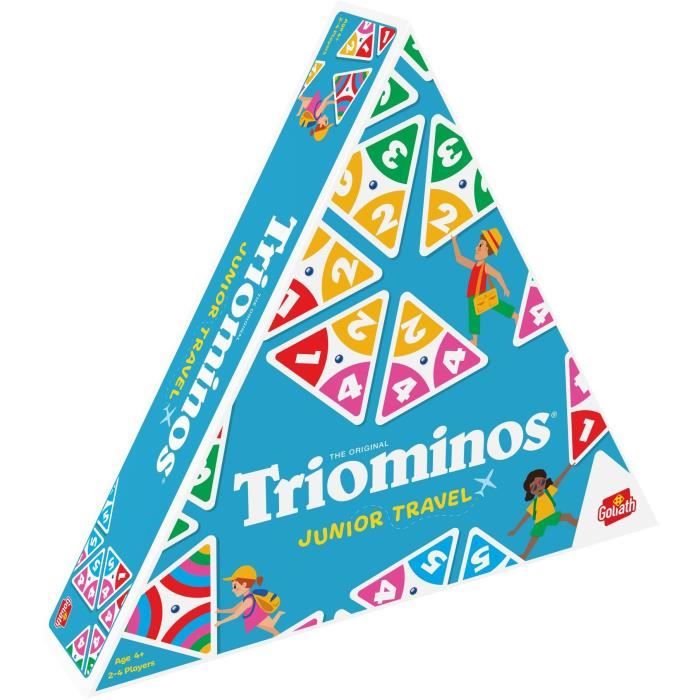 Triominos Junior Travel '24 - Jeu de sociÈtÈ - GOLIATH