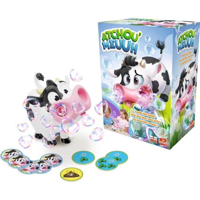 Jeux de société - GOLIATH - Atchou'Meuuh - Collecte de trefles et évite les allergies! Des 4 ans