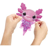 Animagic - GOLIATH - Pack double Axolotl - Aquarium a bulles - Rose / Violet - Des 4 ans