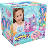 Animagic - GOLIATH - Pack double Axolotl - Aquarium a bulles - Rose / Violet - Des 4 ans