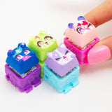 Clickeez - GOLIATH - Deluxe Porte-clés - Touches a collectionner - 1 cube clickeez + 4 clickeez + 3 charms - Des 6 ans