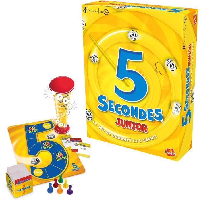 5 Secondes junior - Jeu d'ambiance et de rapidité - GOLIATH - Des 6 ans