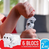 Coffret Amis de la ferme - Jeu de construction - JELLY BLOX - GOLIATH - Briques souples et flexibles - Des 2 ans