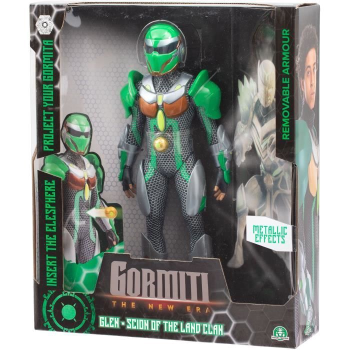 Action figure - GORMITI - Scion with Earth projector - Glen - 27 cm - from 4 years old - GRV054