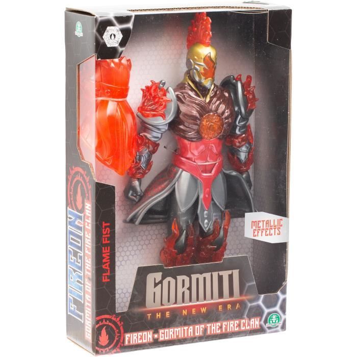 Action figure - GORMITI - Gormiti with Fire Model weapon - 27 cm - from 4 years old - GRV063