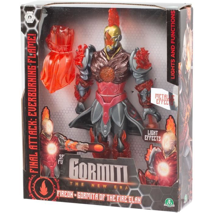 Action figure - GORMITI - Gormiti with light attack Fire - Fireon - 27 cm - from 4 years old - GRV073