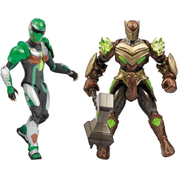 Coffret figurines - GORMITI - Scion et Gormiti associé Terre - Glen et Rockard - 15 cm - a partir de 4 ans - GRV193