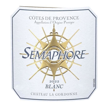 Château La Gordonne Sémaphore 2022 Côtes de Provence - Vin blanc de Provence - Bio
