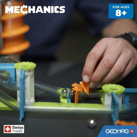 Circuit de billes - GEOMAG - Mechanics Gravity Race Track - 67 pieces - Magnétique - Gravité - Plastique recyclé