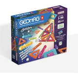 Coffret de construction - GEOMAG - Glitter Panels - 35 pieces - Magnétique - Plastique recyclé