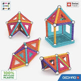 Coffret de construction - GEOMAG - Glitter Panels - 35 pieces - Magnétique - Plastique recyclé