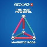 Coffret de construction - GEOMAG - Glitter Panels - 35 pieces - Magnétique - Plastique recyclé