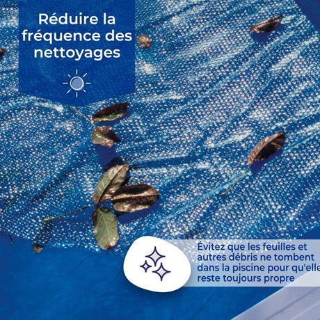 Bâche été a bulles - GRE - 180 µ - Piscine 6,00 x 3,00 m - Pour piscine acier/résine, tubulaire ou auto portante