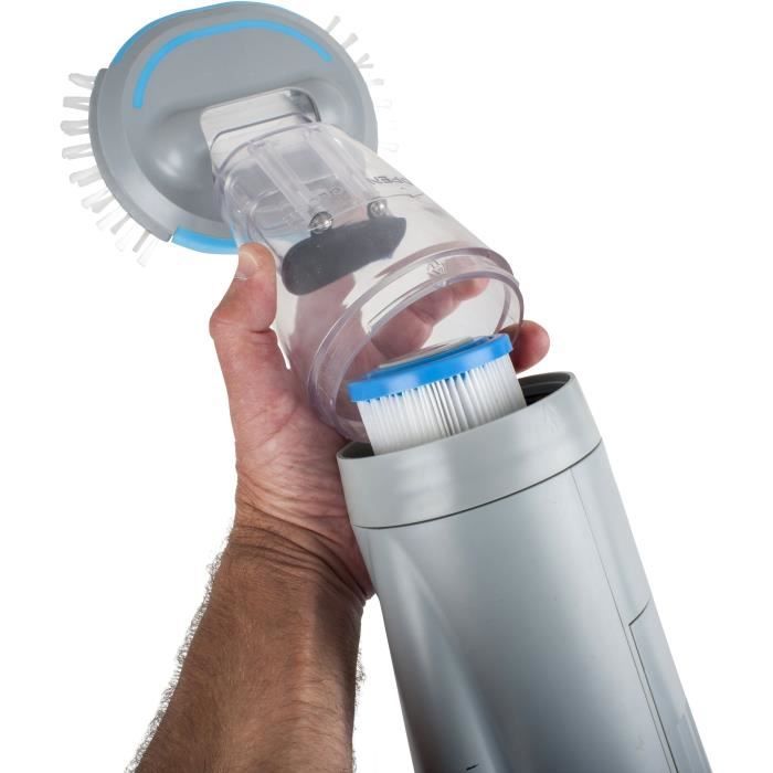 GRE - Nettoyeur de fond a batterie pour spas et piscines hors-sol - …quipÈ d'un filtre a cartouche