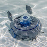 GRE - Robot a Batterie Rechargeable et sans fil, pour piscines Hors-Sol et enterrÈes Jusqu'a 12 x 5 m