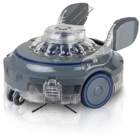 GRE - Robot a Batterie Rechargeable et sans fil, pour piscines Hors-Sol et enterrées Jusqu'a 12 x 5 m