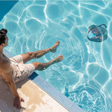 Robot de piscine - GRE - Moovo TM 90 - a batterie - Piscines hors-sol - Jusqu'a 9 m de longueur/80 m˛ - Autonomie 90 min - 2 L