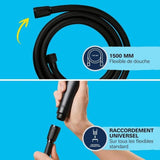 Flexible de douche - GROHE - 287412432 - 1,5 m - VitalioFlex Trend - Matt Black