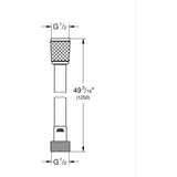 Flexible de douche - GROHE - 22114000 - 1,25 m - Chromé - VitalioFlex Trend