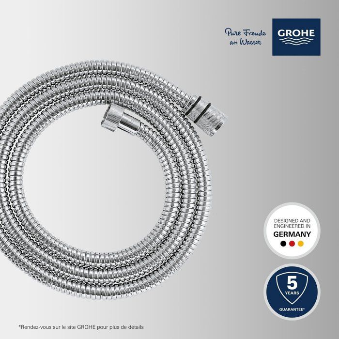 Flexible de douche - GROHE - 22100000 - 1,75 m - VitalioFlex - Métal