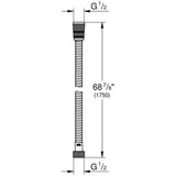 Flexible de douche - GROHE - 22100000 - 1,75 m - VitalioFlex - Métal