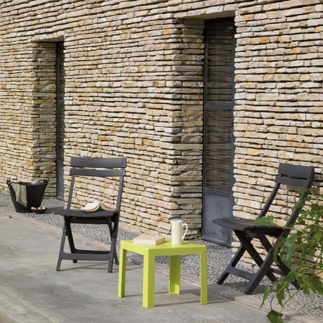 Chaise pliante Miami - GRILL ME - Anthracite - Résistante aux intempéries et facile a ranger