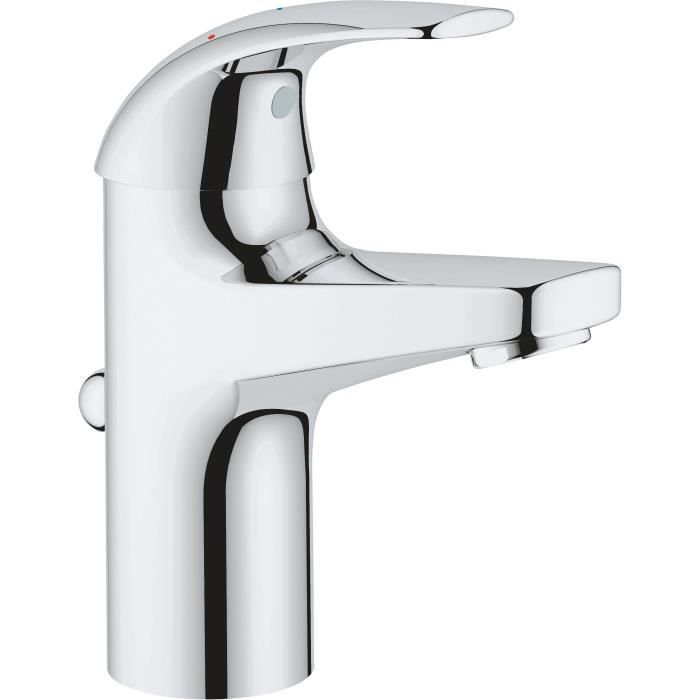 GROHE Start Curve single-lever bathroom basin mixer, S-size, chrome, 23765000