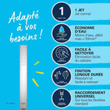 Douchette 1 jet - GROHE - Vitalio Joy Cube Stick - EcoJoy - DreamSpray - StarLight Chrome