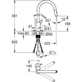 GROHE - Mitigeur monocommande Evier