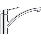GROHE Robinet évier de cuisine Swift, Mitigeur monocommande avec mousseur économique d'eau, rotation a 140°, 30358000