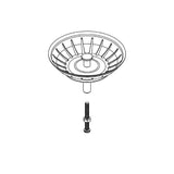 Vidage - GROHE - Bonde grille a évier - Inox - A grille - Intérieur