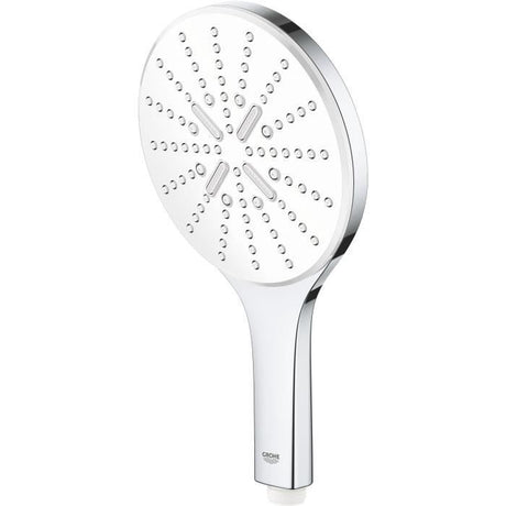 Douchette 3 jets - GROHE - Vitalio SmartActive 150 - Surface de jet blanche - Economie d'eau - Chromé