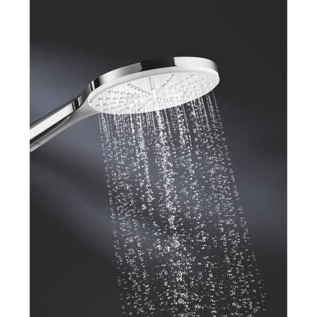 Douchette 3 jets - GROHE - Vitalio SmartActive 150 - Surface de jet blanche - Economie d'eau - Chromé