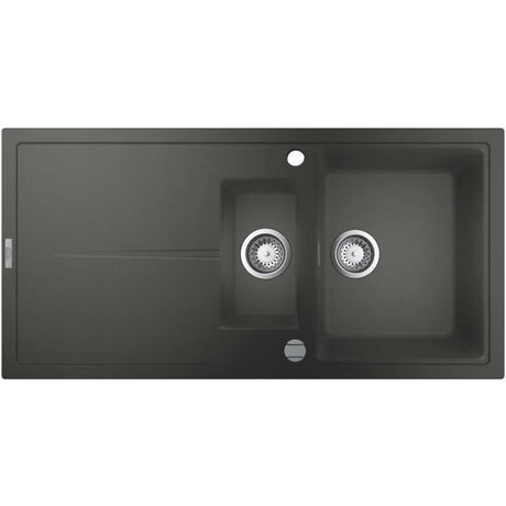 GROHE Evier composite avec égouttoir K400 1000 x 500 mm Gris granite 31642AT0