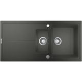 GROHE Evier composite avec égouttoir K400 1000 x 500 mm Gris granite 31642AT0