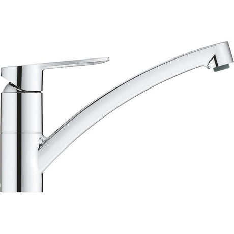 Mitigeur évier GROHE Start Eco - Chromé - Bec bas - Métal