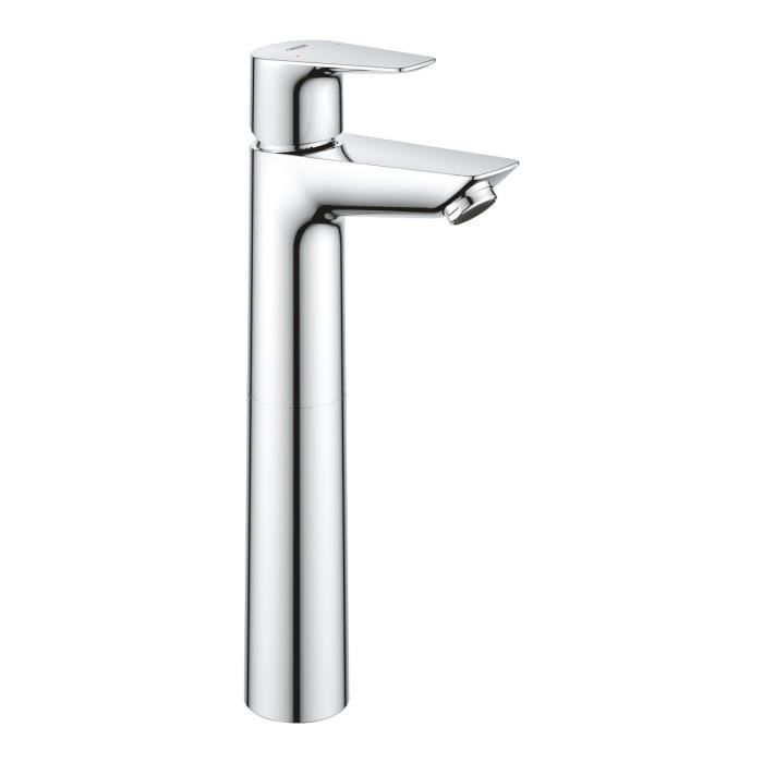Mitigeur monocommande vasque a poser - GROHE - Taille XL - Chromé - Economie d'eau