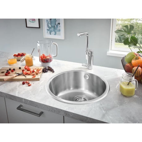 Evier de cuisine - Acier inoxydable - A encastrer par le dessus - GROHE K200 - 31720SD0