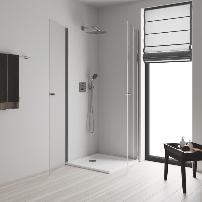 GROHE - Vitalio Comfort 250 - Douche de tete carrée 250mm - Jet uniforme - Anti-calcaire