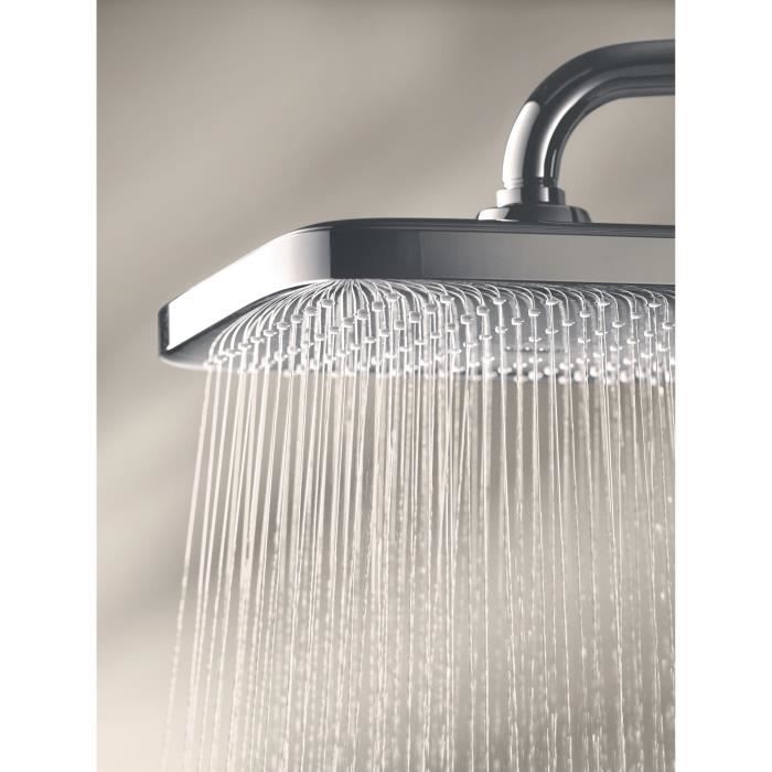 GROHE - Vitalio Comfort 250 - Douche de tete carrée 250mm - Jet uniforme - Anti-calcaire