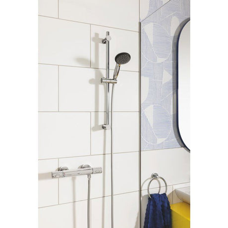 Mitigeur thermostatique Douche GROHE Precision Feel - Chromé - Economie d'eau - Métal