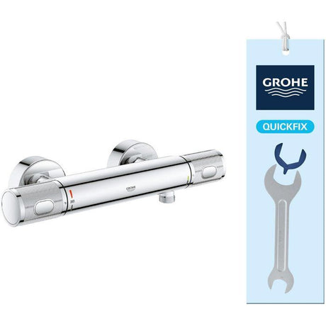 Mitigeur thermostatique Douche GROHE Precision Feel - Chromé - Economie d'eau - Métal