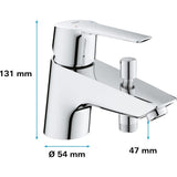 Mitigeur bain douche chromé monotrou START - GROHE - 23229002