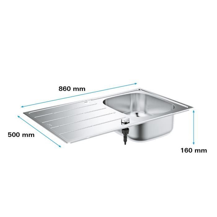 Evier -  acier inoxydable - GROHE