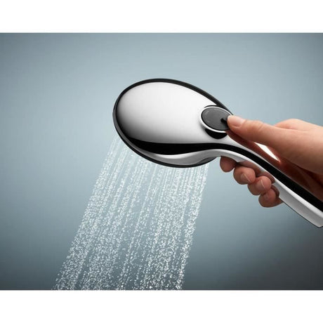 Pommeau de douche - GROHE Vitalio Start 110 26031001 - 3 jets (Pluie/Stimulant/Massage) - Sélection facile - Economie d'eau -Chromé