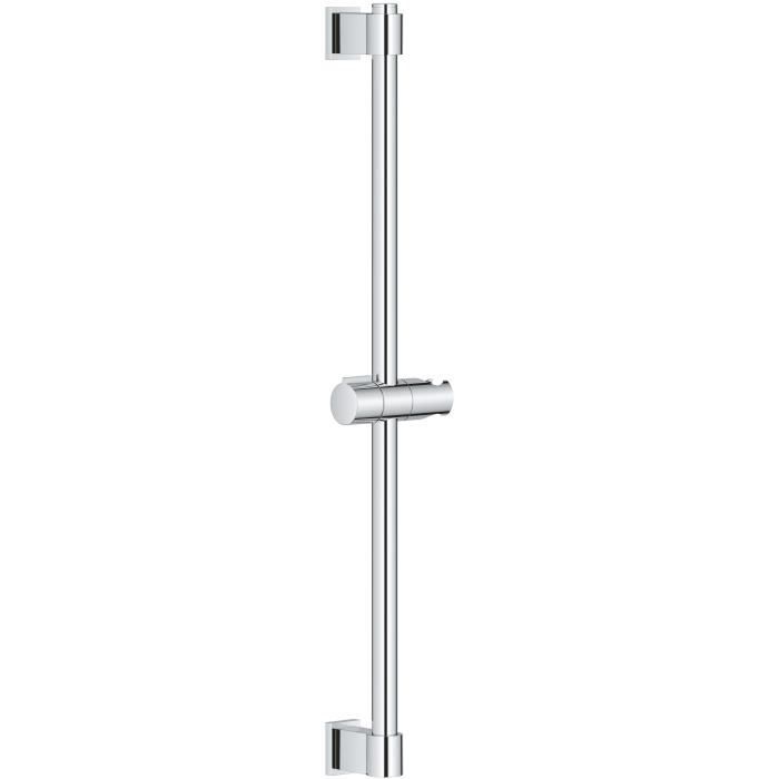 Barre de douche - GROHE Vitalio Universal 27724001 - 60cm - Ø 22 mm - Fixation supérieure réglable - A coller ou a visser - Chromé