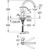GROHE - Mitigeur monocommande Evier