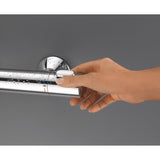 Mitigeur thermostatique douche GROHE Precision Flow - Montage mural - Protection anti-brûlure - Chromé