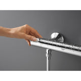 Mitigeur thermostatique douche GROHE Precision Flow - Montage mural - Protection anti-brûlure - Chromé